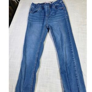 Levis Skinny Knit Pull On Jeans Womens 16 Reg Blue Mid Wash Elastic Waist 28x30